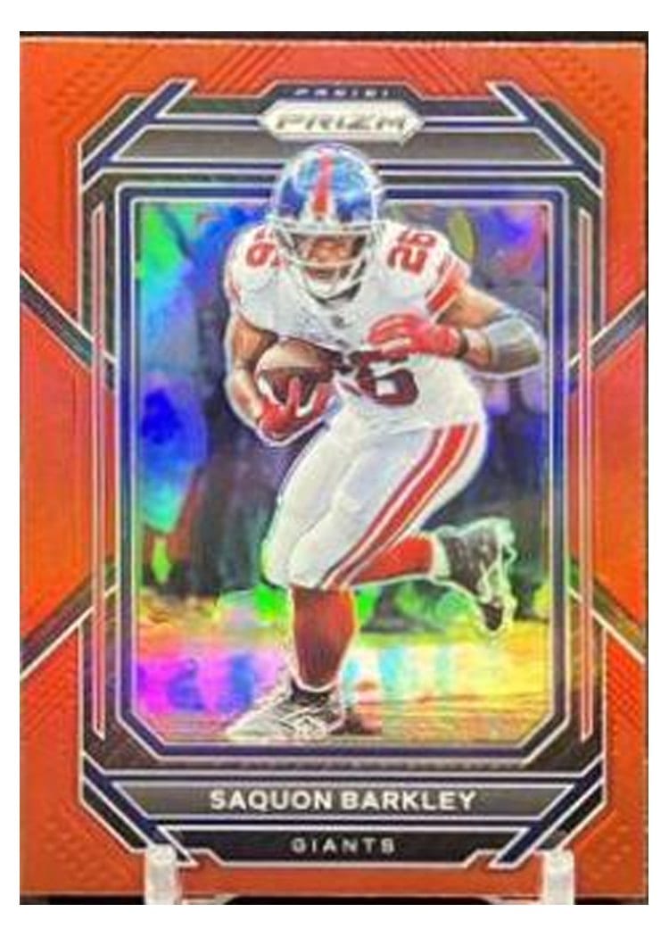 2022 Panini Prizm Base Set Saquon Barkley #218 card