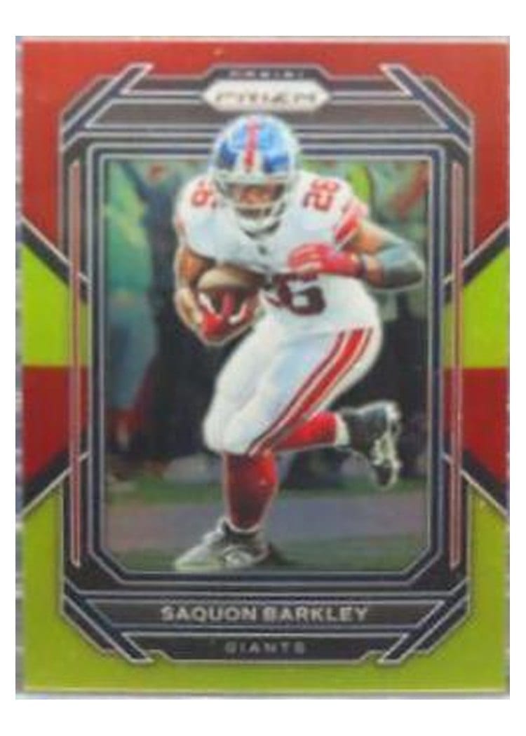 2022 Panini Prizm Base Set Saquon Barkley #218 card