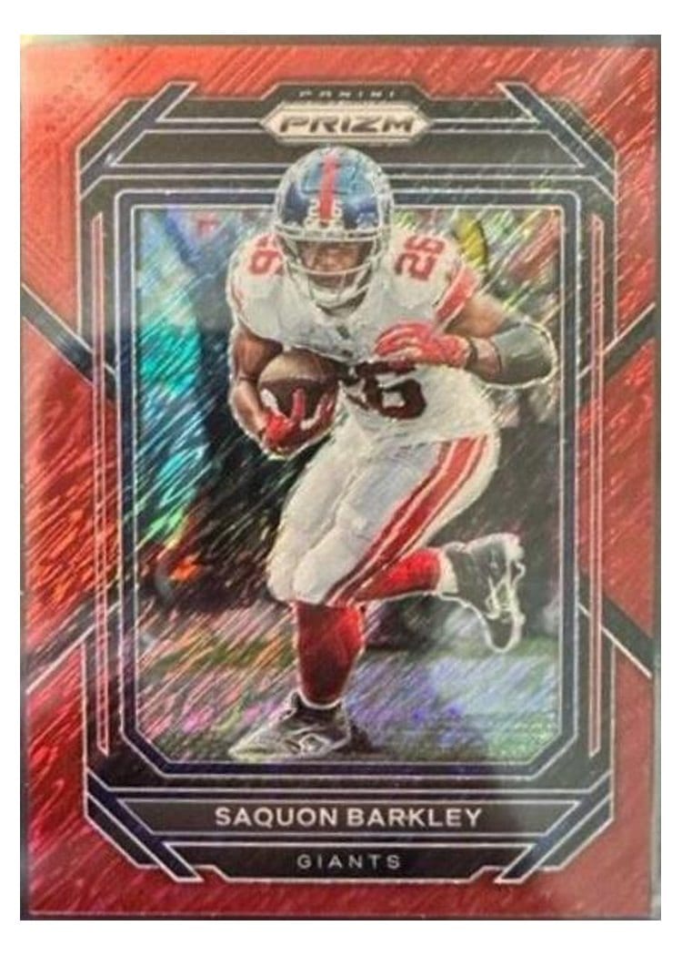 2022 Panini Prizm Base Set Saquon Barkley #218 card