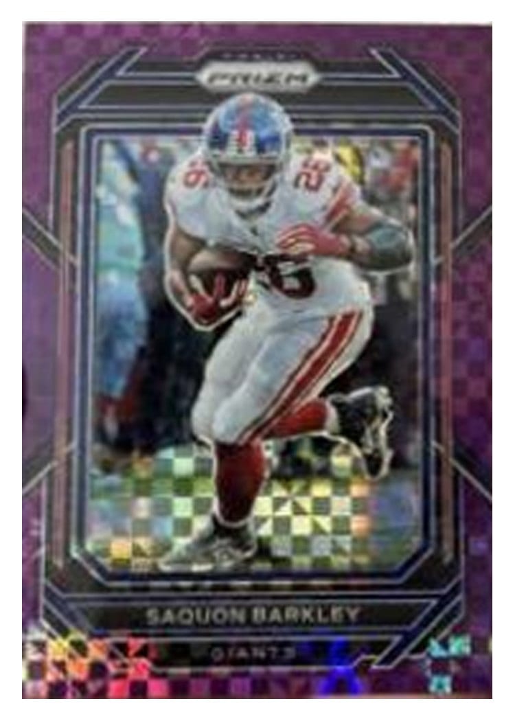 2022 Panini Prizm Base Set Saquon Barkley #218 card