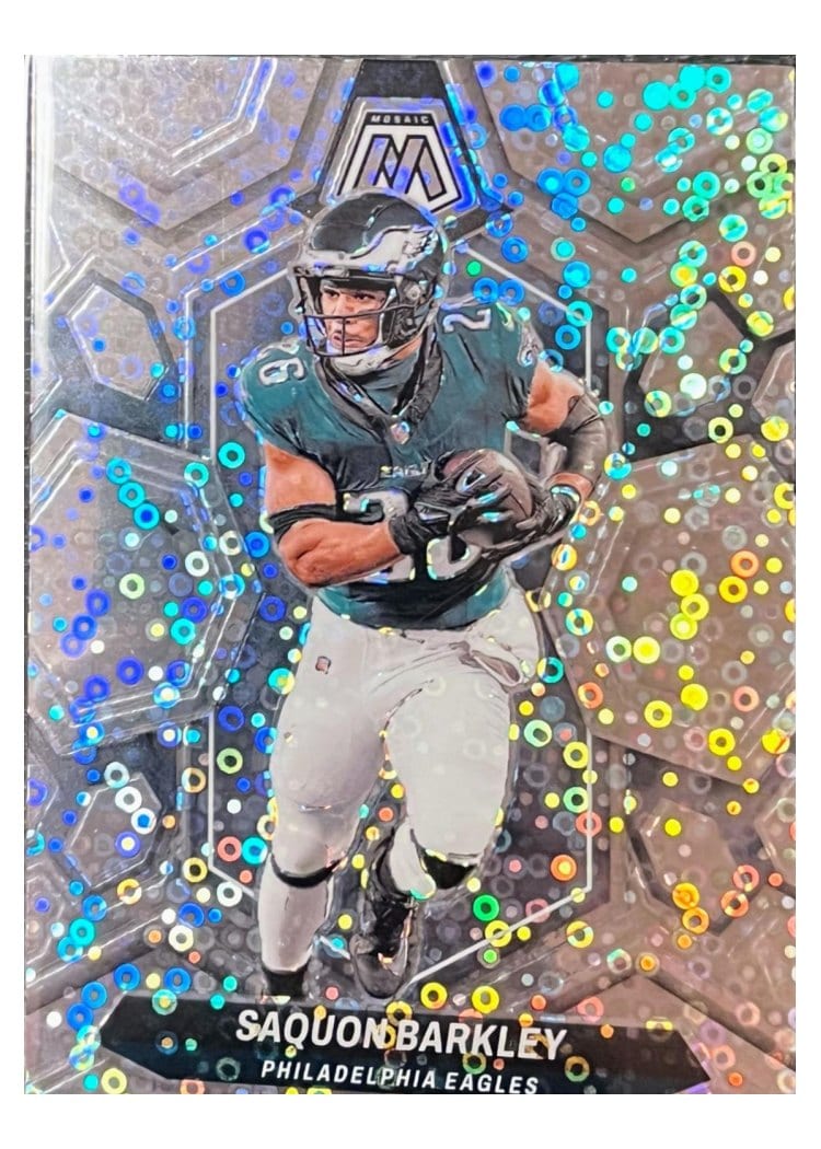 2024 Panini Mosaic Base Set Saquon Barkley #177 card