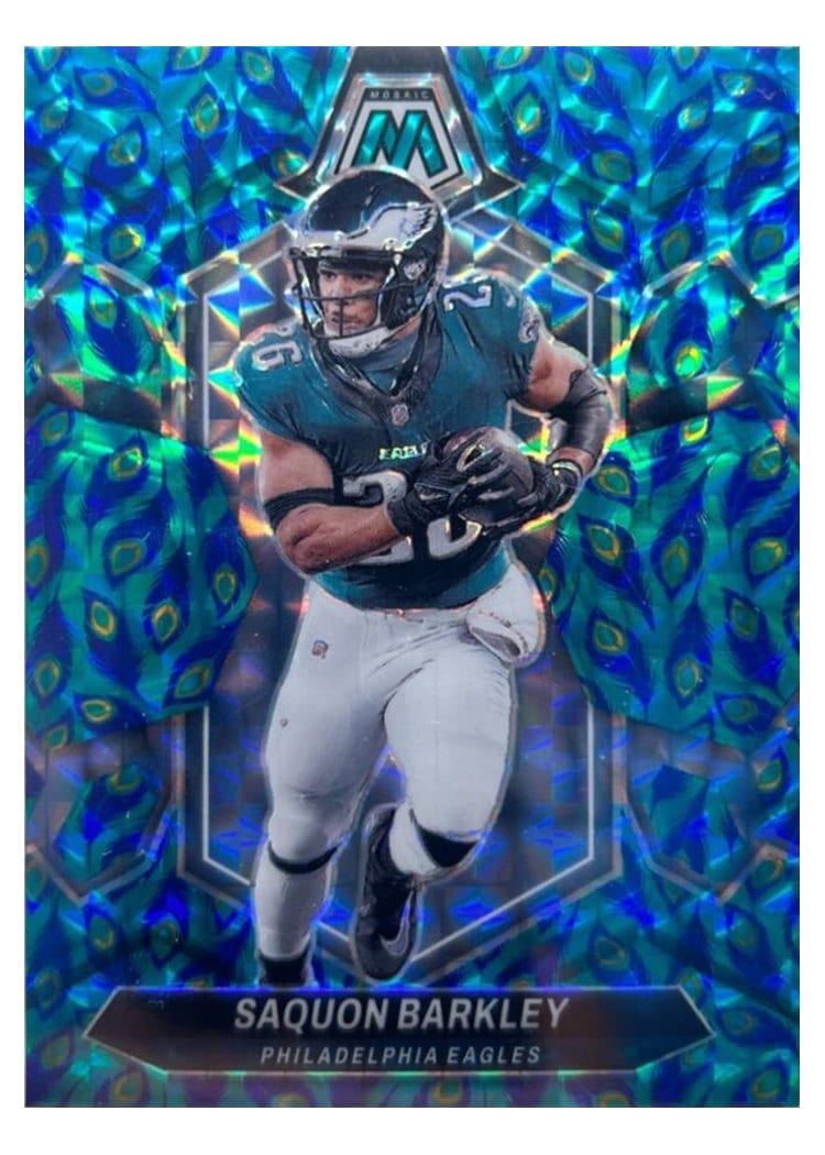 2024 Panini Mosaic Base Set Saquon Barkley #177 card