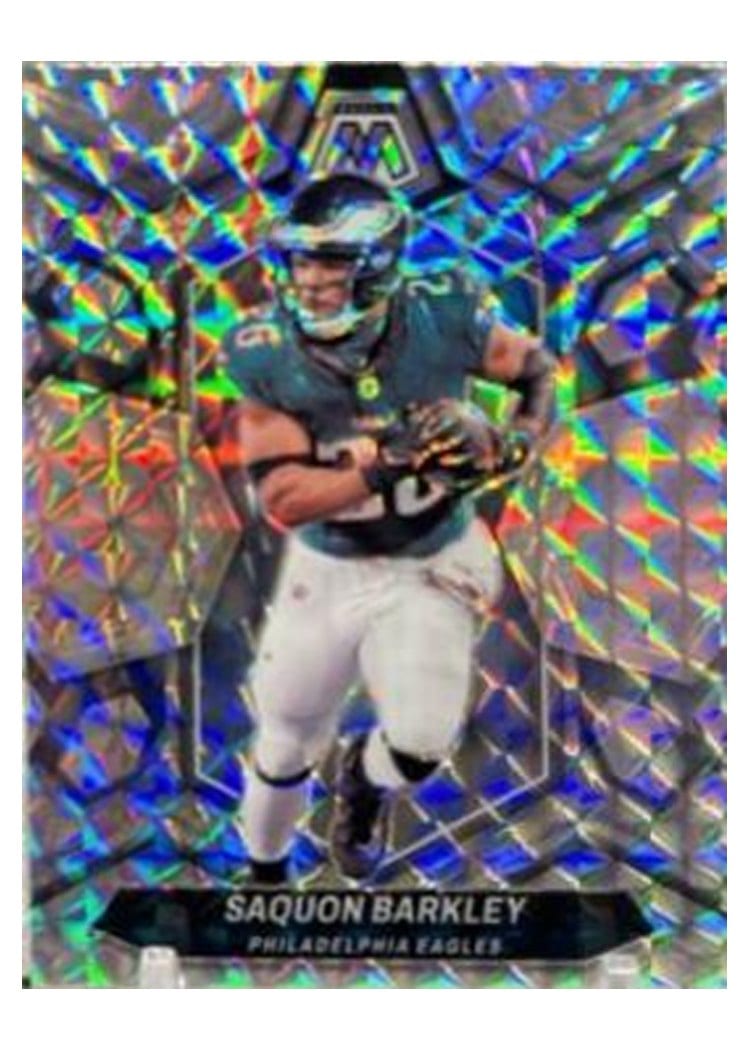 2024 Panini Mosaic Base Set Saquon Barkley Mosaic #177 card