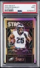 2024 Panini Select Starcade Saquon Barkley #25 card