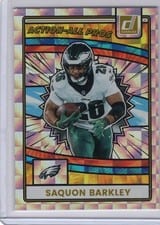 2025 Donruss Action All-Pros Saquon Barkley #AAP-SBA card