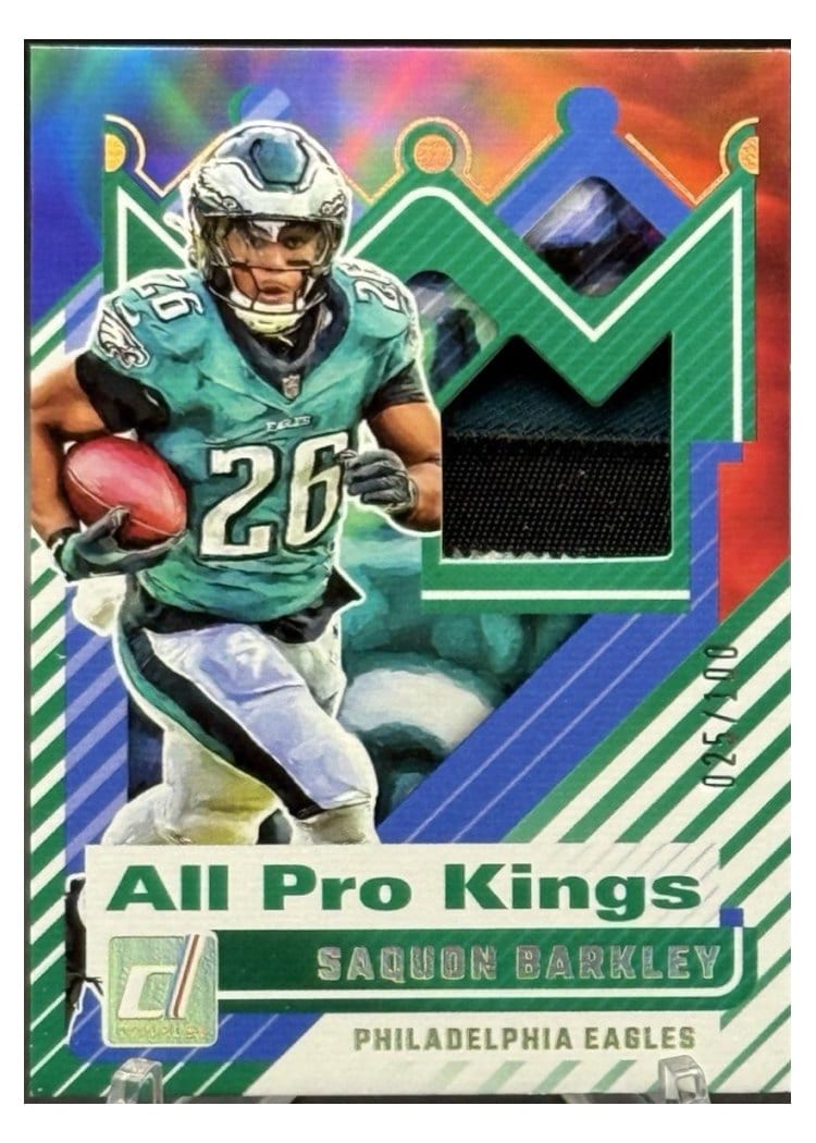 2025 Donruss All-Pro Kings Saquon Barkley #APK-SBY card
