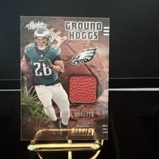 2025 Panini Absolute Ground Hoggs Materials Saquon Barkley #GHM-SBA