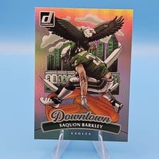 2025 Panini Donruss Downtown Saquon Barkley #7 card