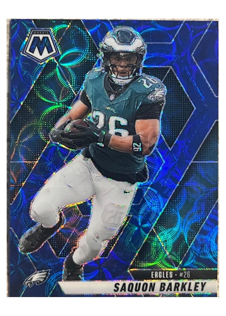 2025 Panini Mosaic Saquon Barkley #212 card