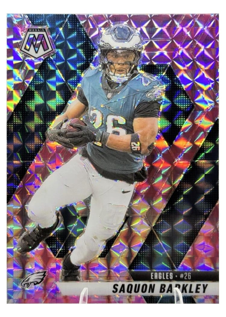 2025 Panini Mosaic Saquon Barkley #212 card