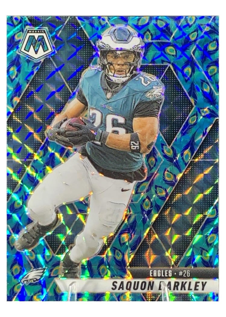 2025 Panini Mosaic Saquon Barkley #212 card