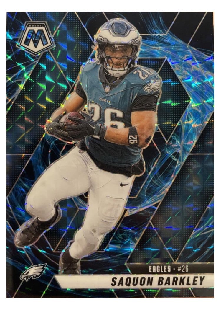 2025 Panini Mosaic Saquon Barkley #212 card