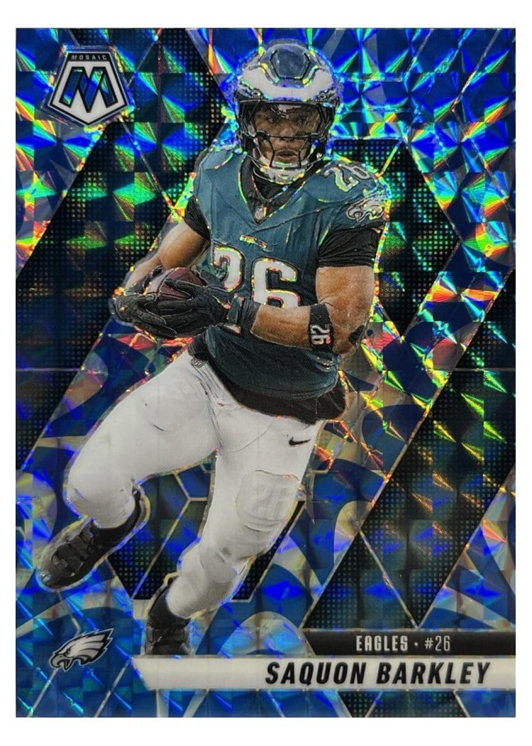 2025 Panini Mosaic Saquon Barkley #212 card
