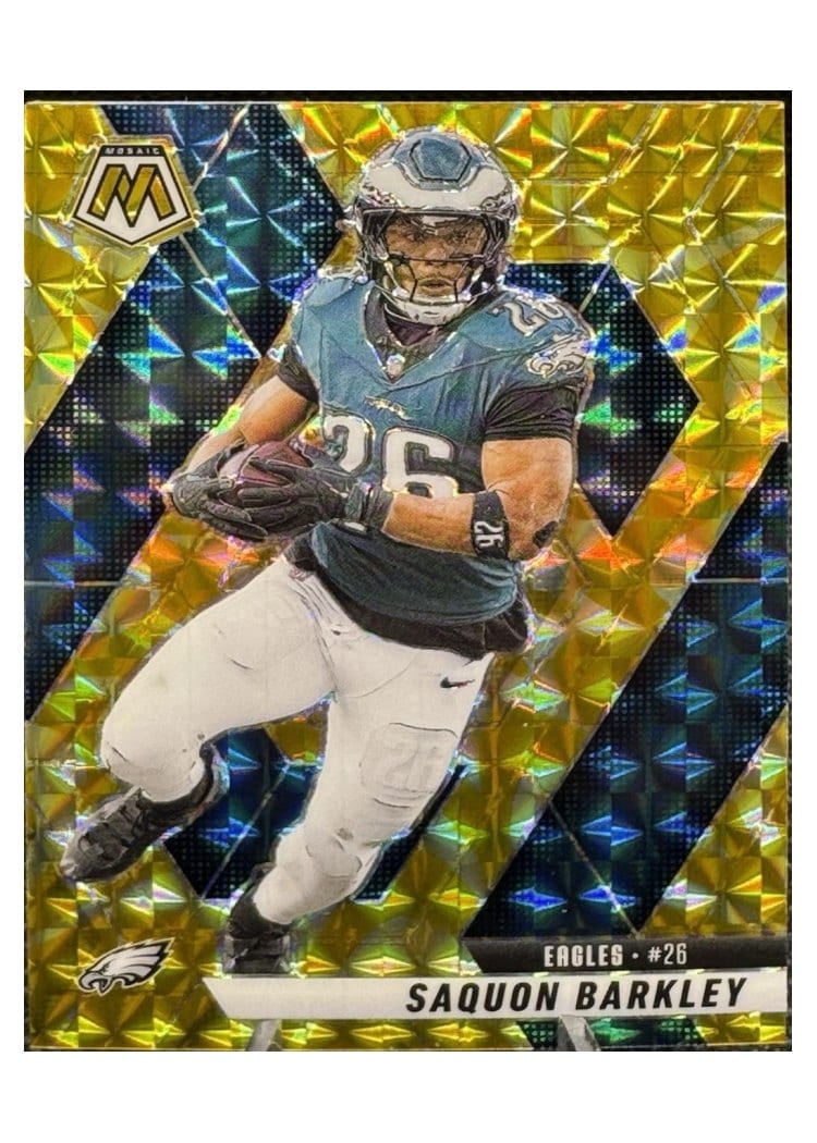 2025 Panini Mosaic Saquon Barkley #212 card
