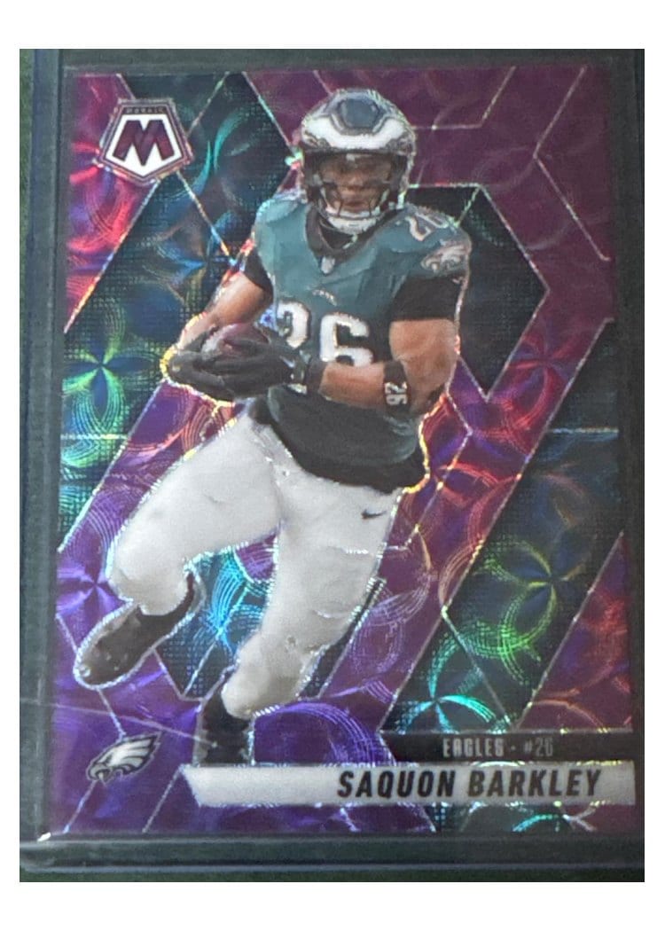 2025 Panini Mosaic Saquon Barkley #212 card