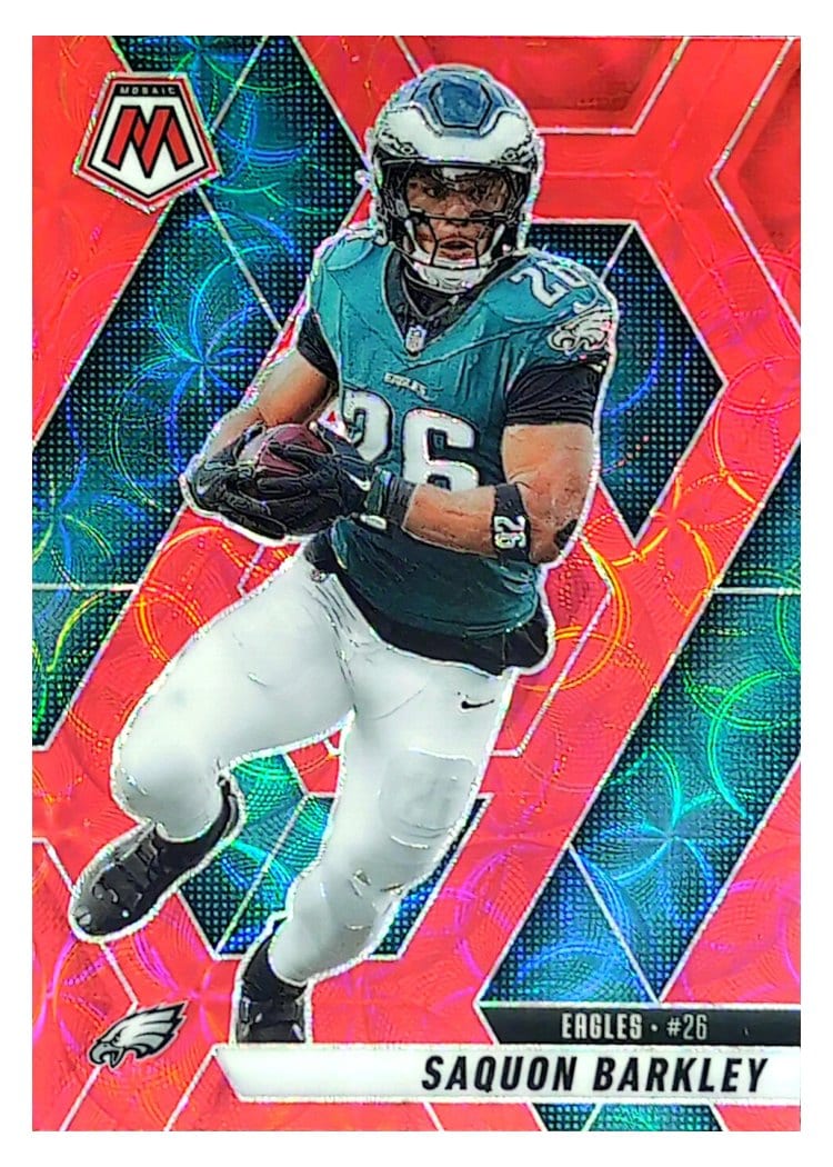 2025 Panini Mosaic Saquon Barkley #212 card