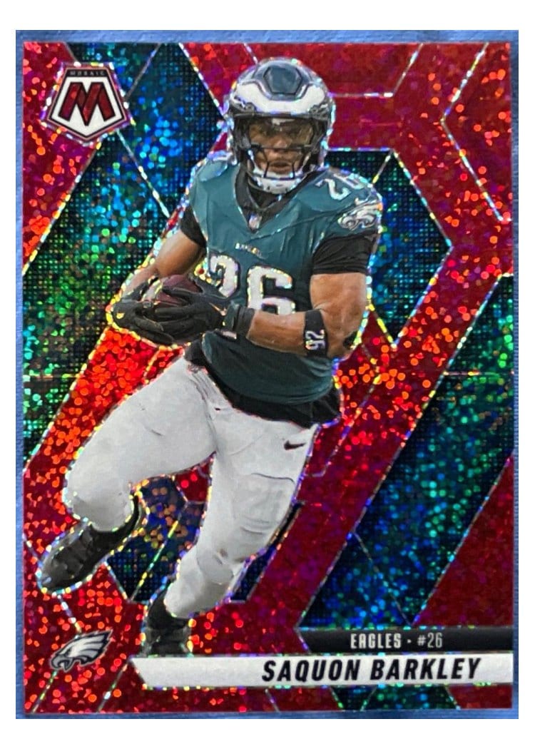 2025 Panini Mosaic Saquon Barkley #212 card