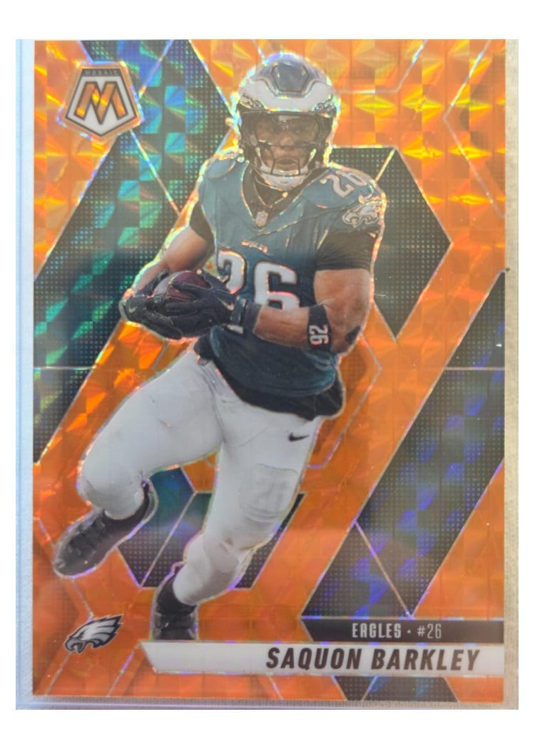 2025 Panini Mosaic Saquon Barkley #212 card