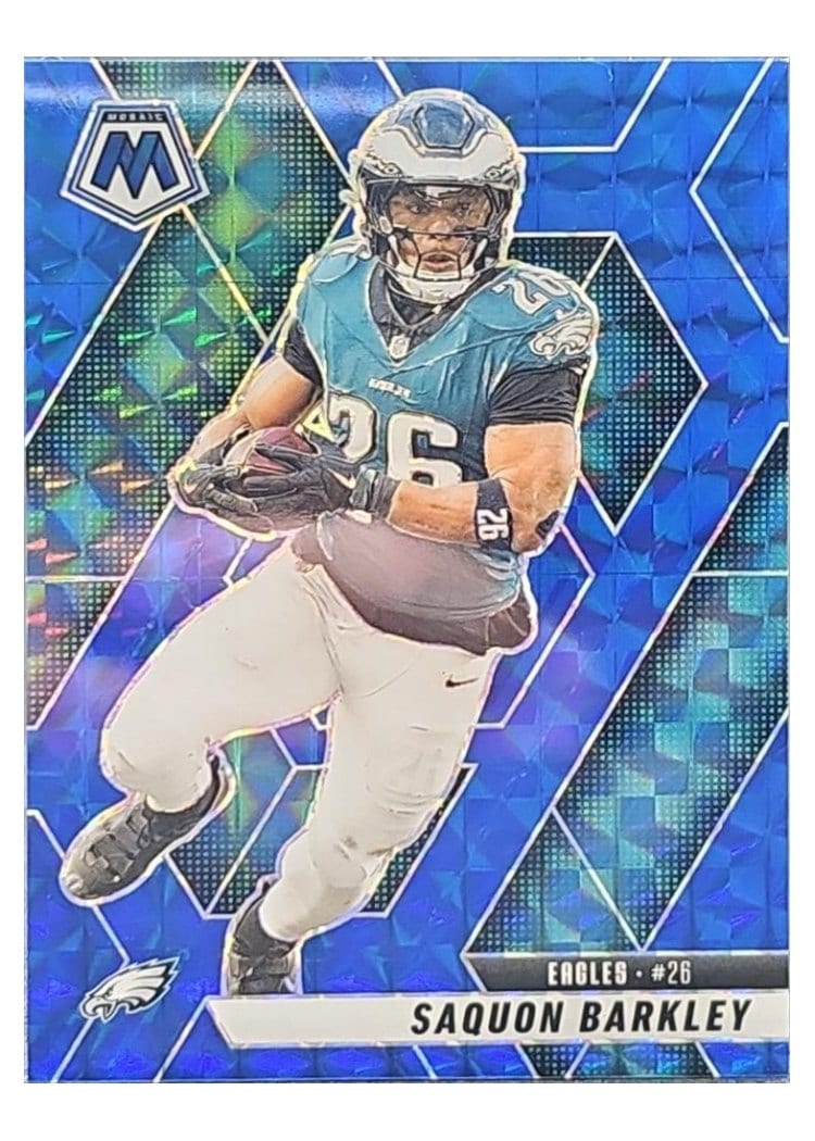 2025 Panini Mosaic Saquon Barkley #212 card