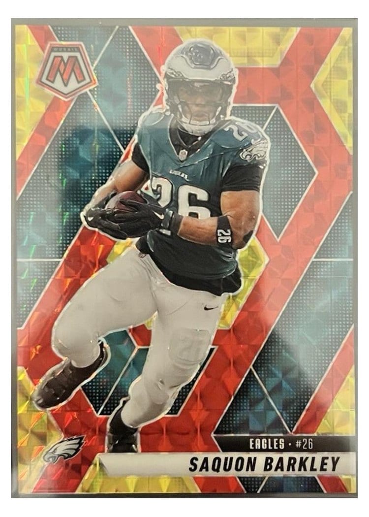 2025 Panini Mosaic Saquon Barkley #212 card