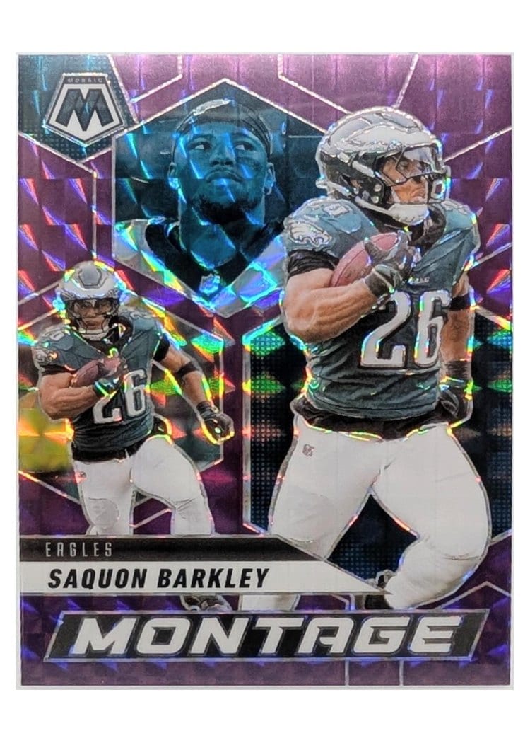 2025 Panini Mosaic Saquon Barkley #212 card