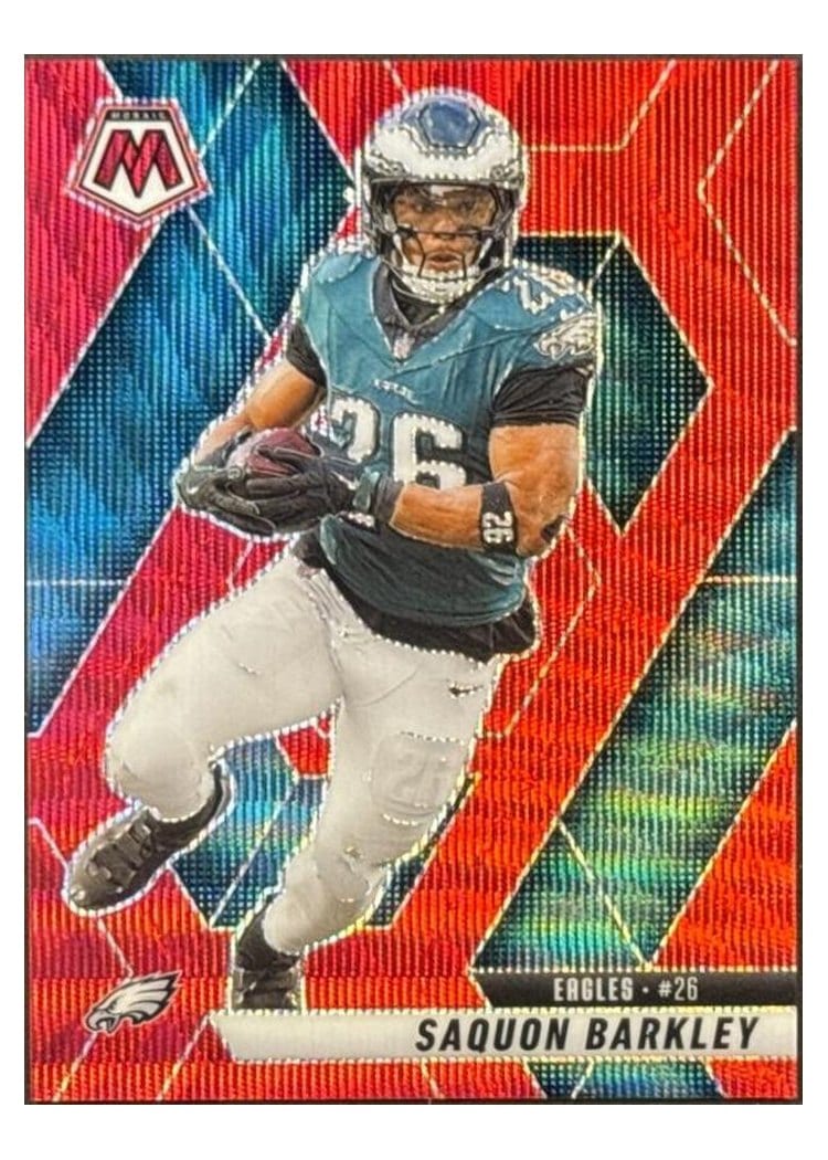 2025 Panini Mosaic Saquon Barkley #212 card