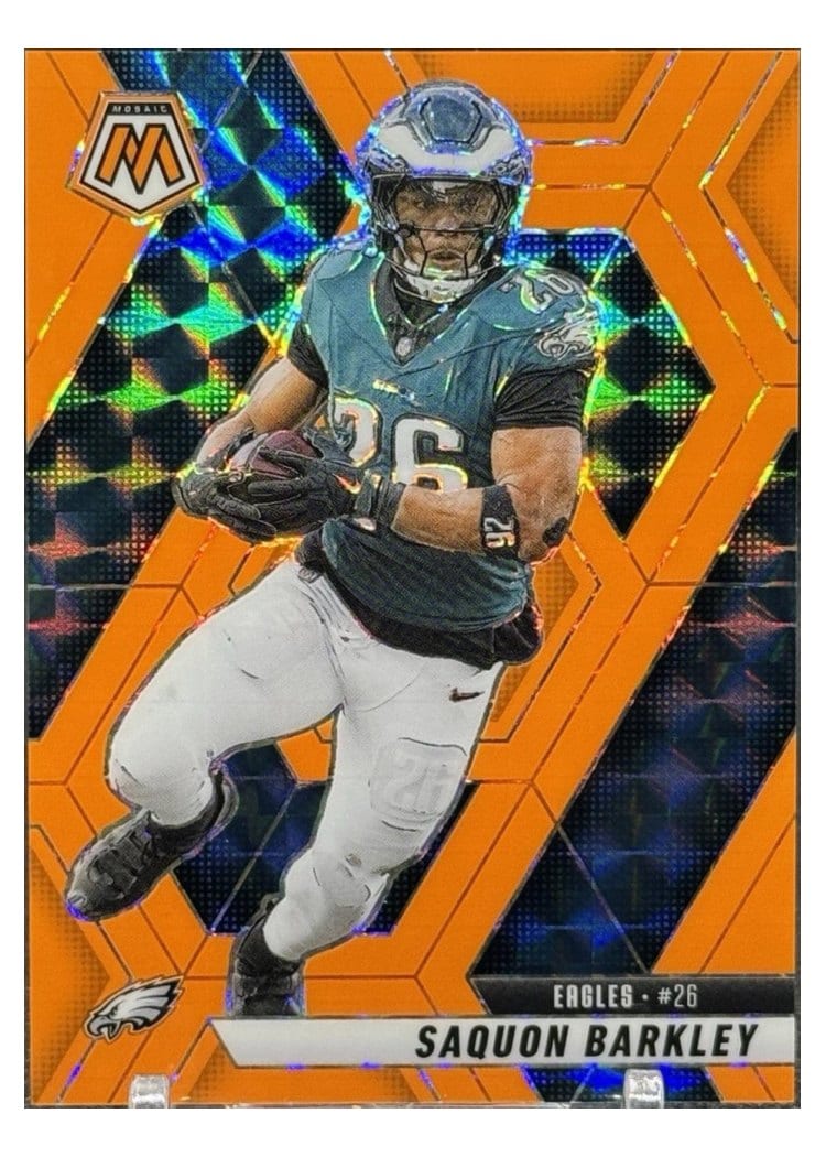 2025 Panini Mosaic Saquon Barkley #212 card