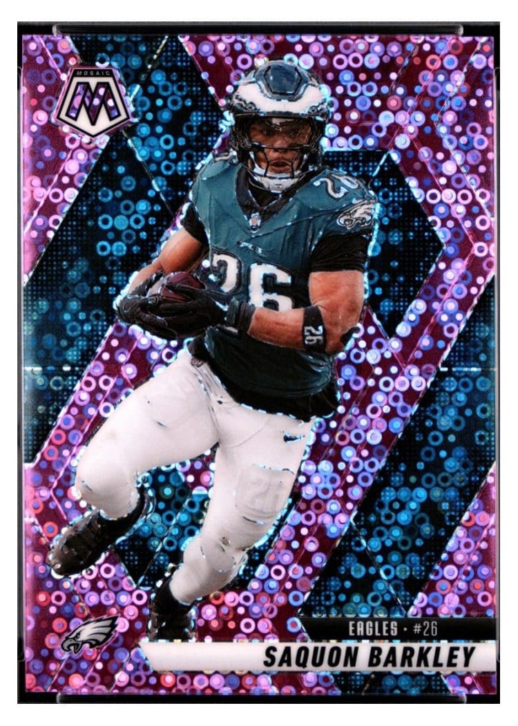 2025 Panini Mosaic Saquon Barkley #212 card