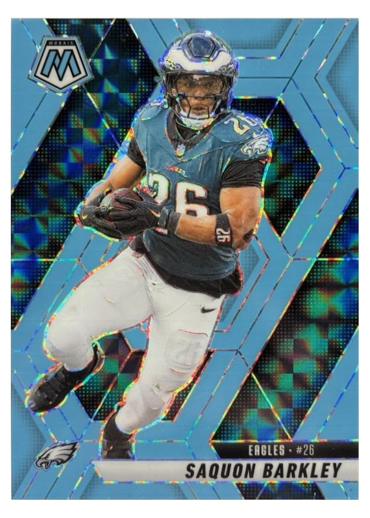 2025 Panini Mosaic Saquon Barkley #212 card