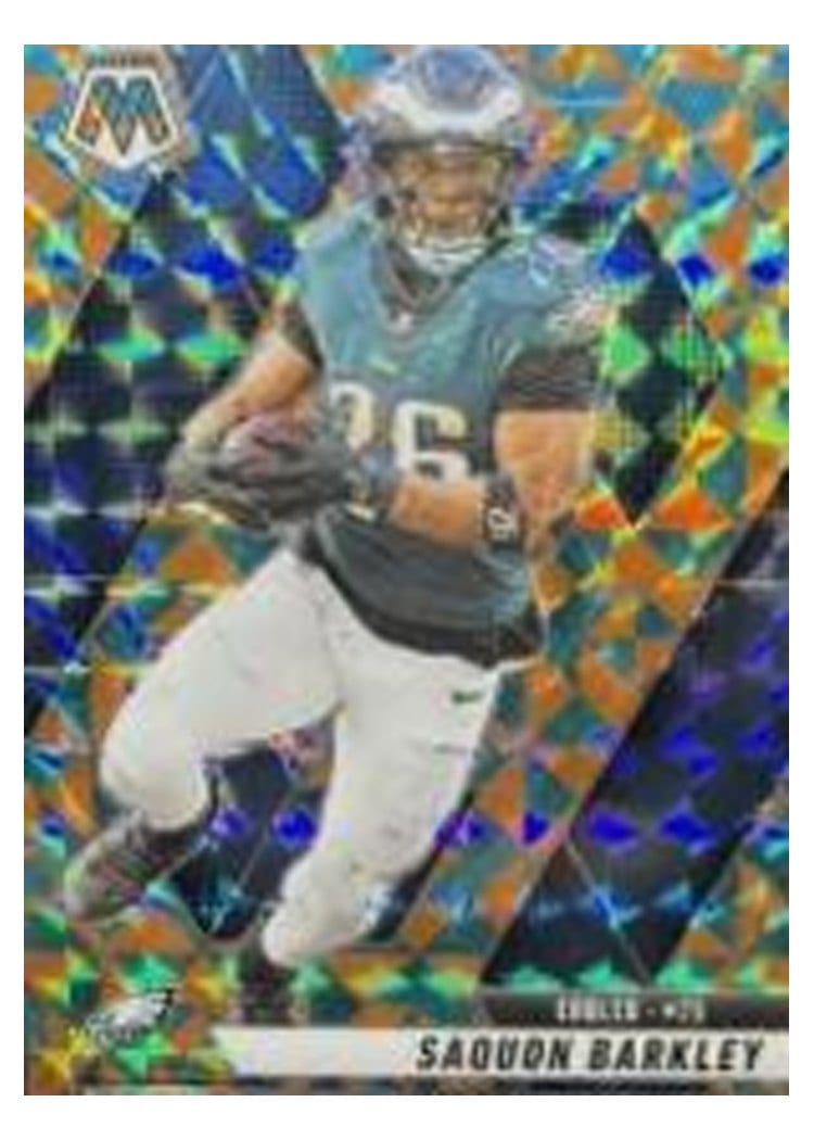 2025 Panini Mosaic Saquon Barkley #212 card