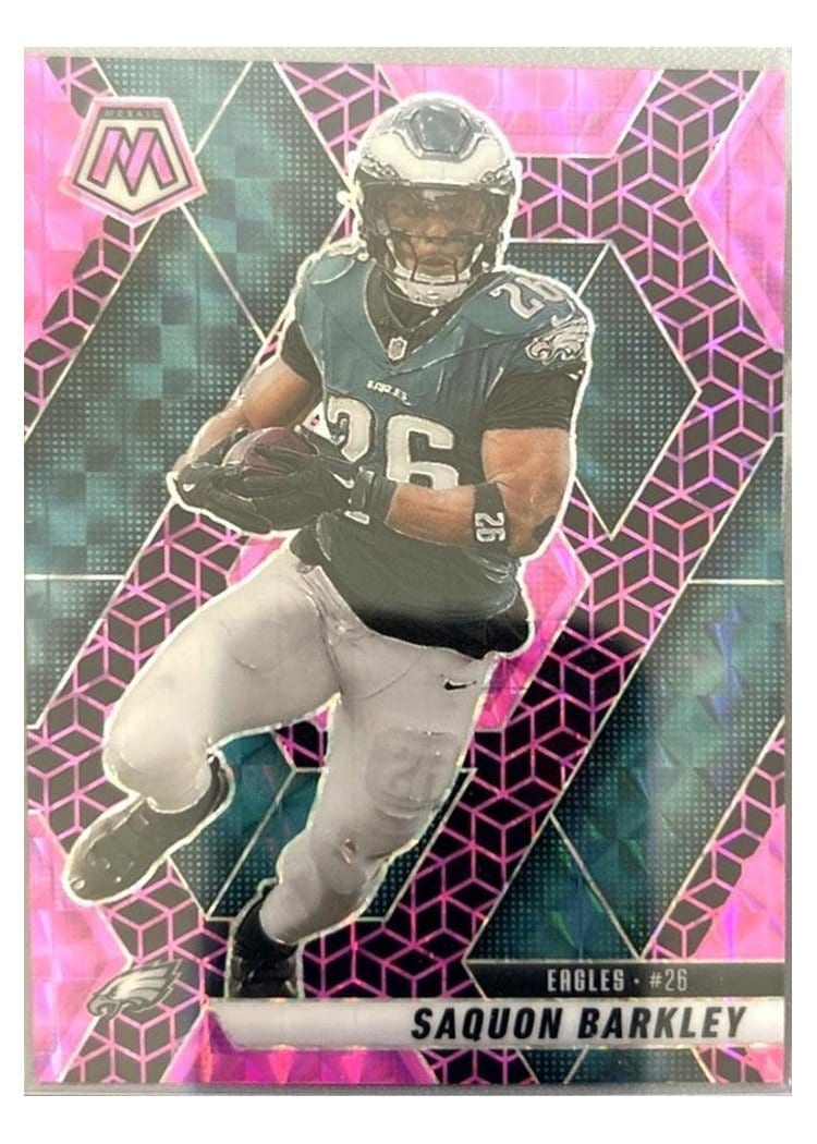 2025 Panini Mosaic Saquon Barkley #212 card