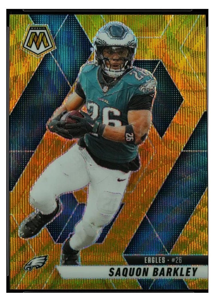 2025 Panini Mosaic Saquon Barkley #212 card