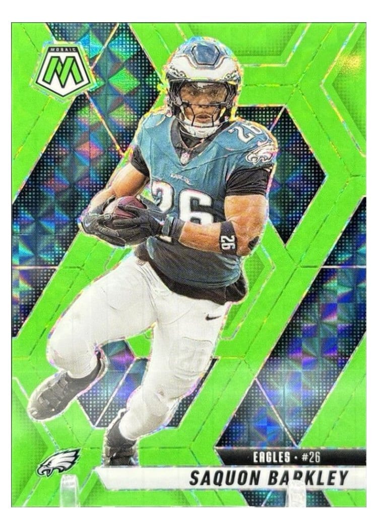 2025 Panini Mosaic Saquon Barkley #212 card