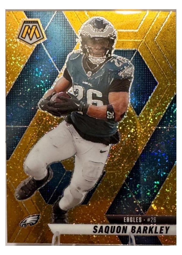 2025 Panini Mosaic Saquon Barkley #212 card