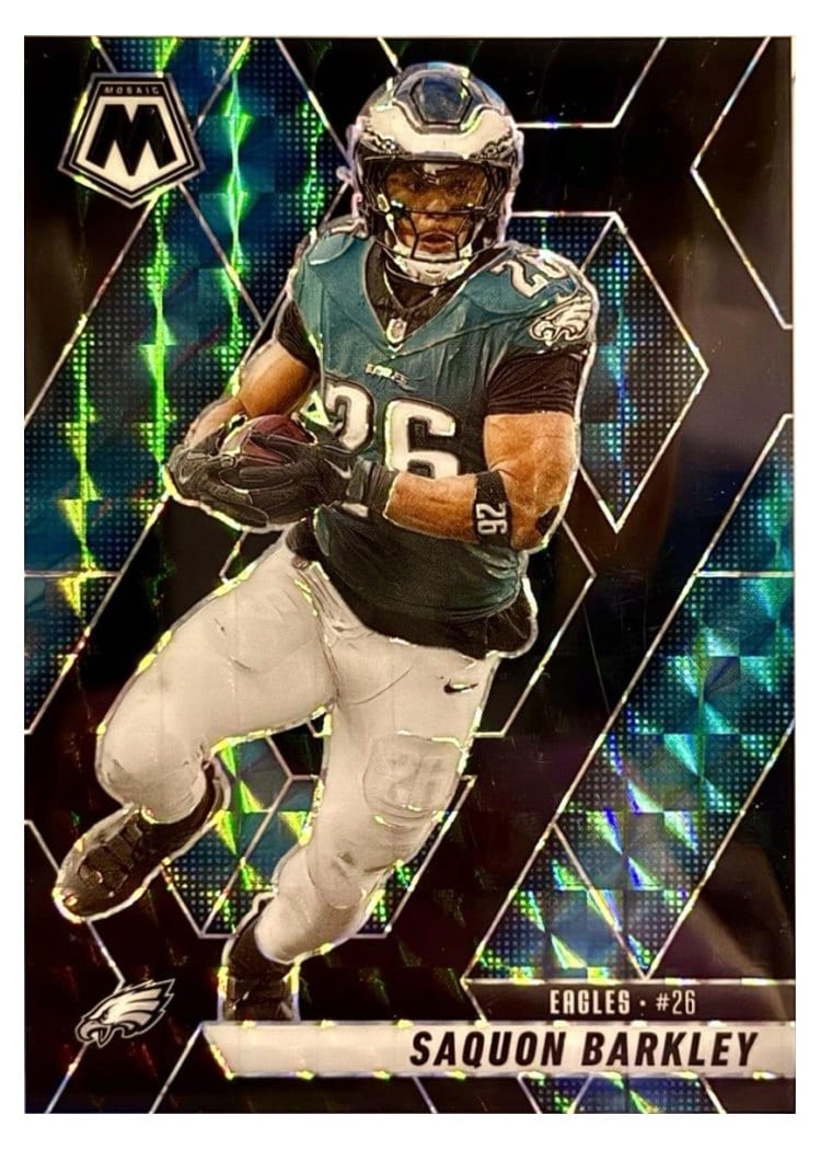 2025 Panini Mosaic Saquon Barkley #212 card