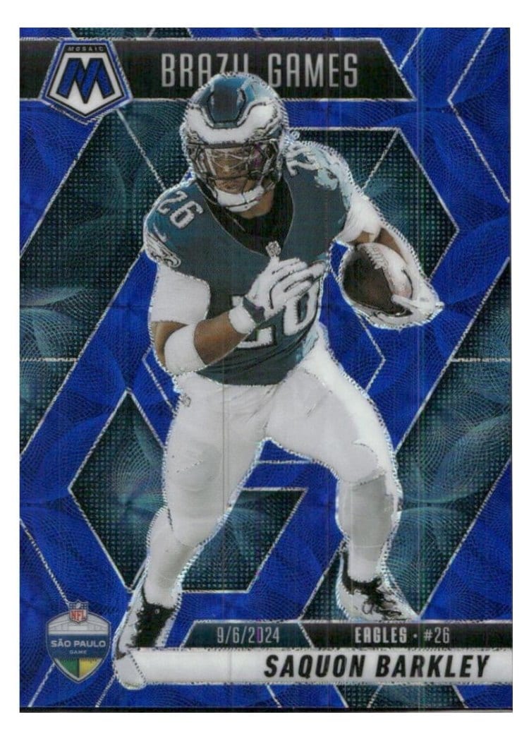 2025 Panini Mosaic Saquon Barkley #263 card