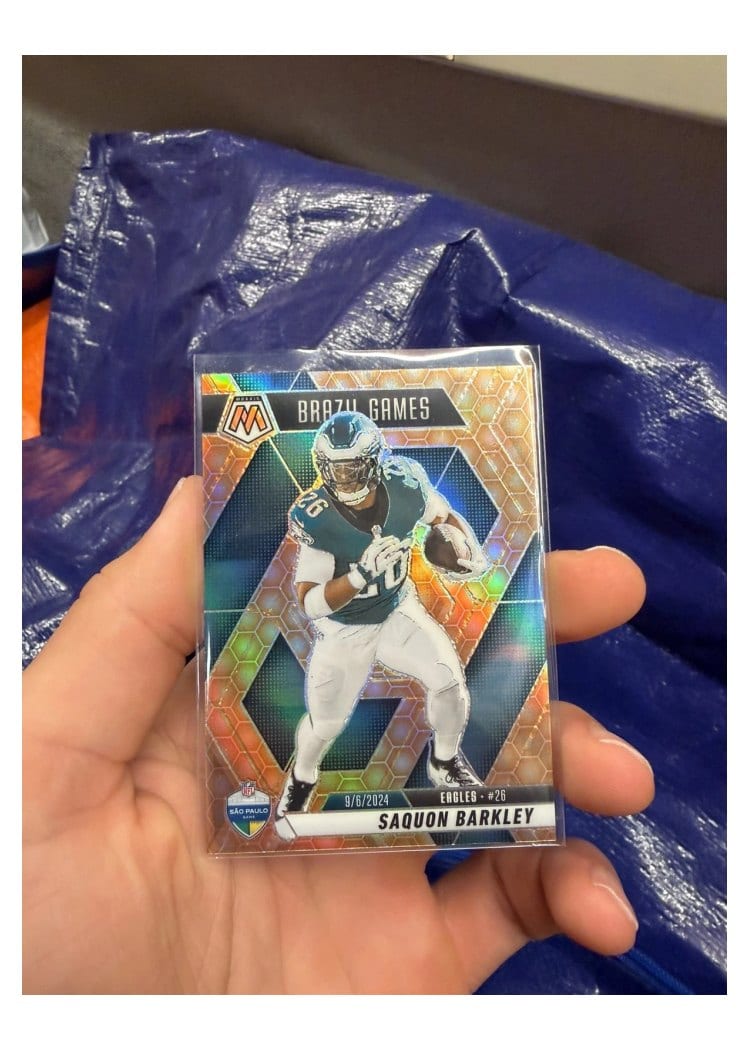 2025 Panini Mosaic Saquon Barkley #263 card