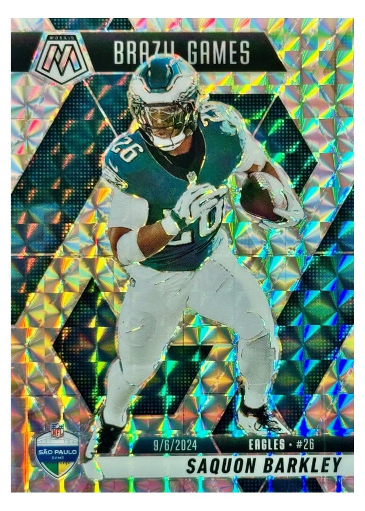 2025 Panini Mosaic Saquon Barkley #263 card