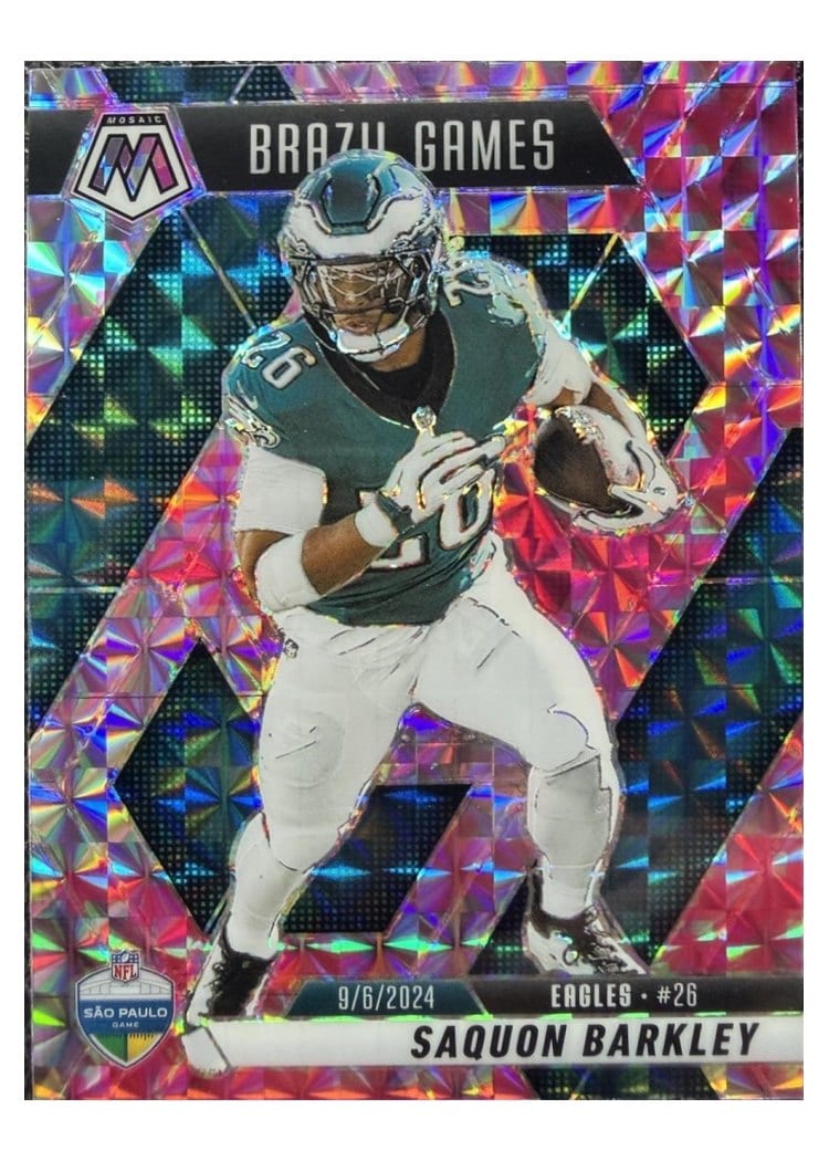 2025 Panini Mosaic Saquon Barkley #263 card