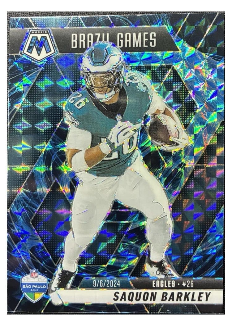 2025 Panini Mosaic Saquon Barkley #263 card