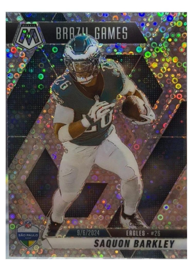 2025 Panini Mosaic Saquon Barkley #263 card