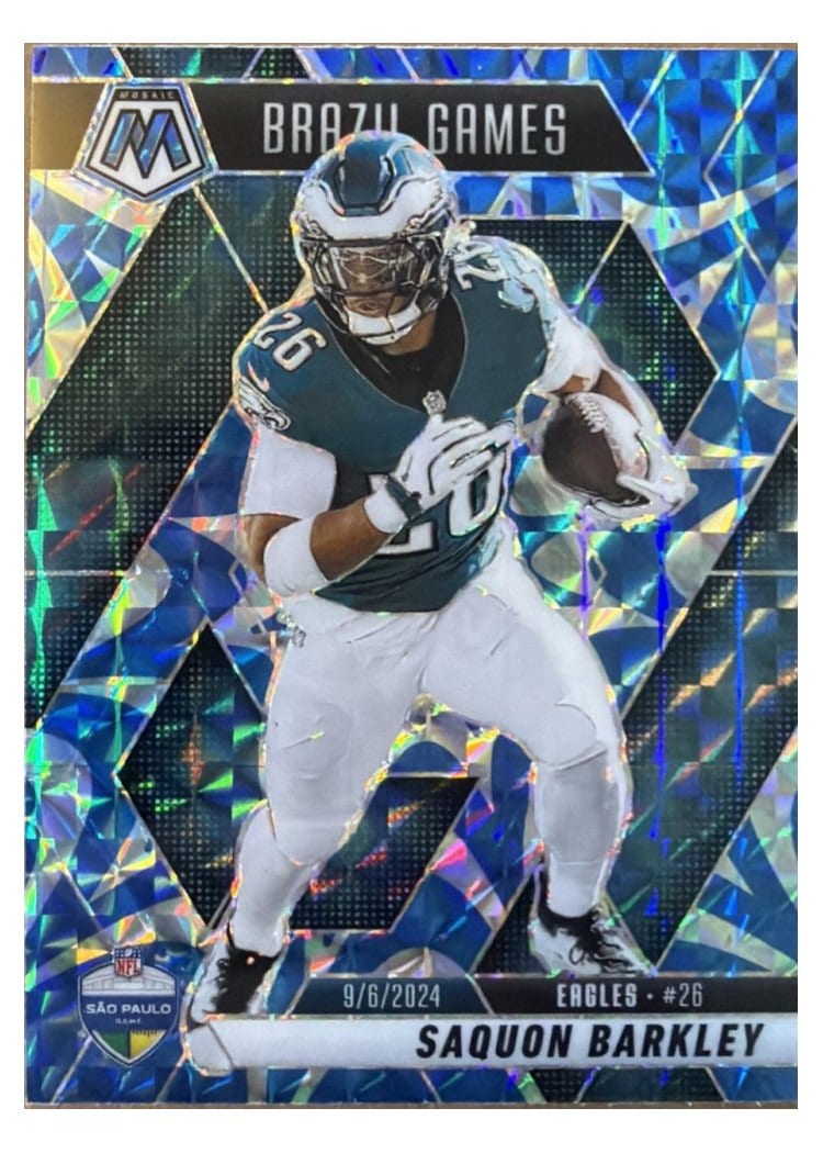 2025 Panini Mosaic Saquon Barkley #263 card