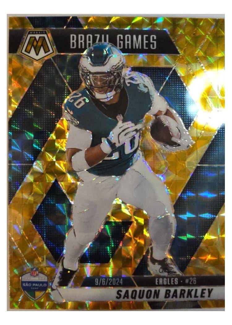 2025 Panini Mosaic Saquon Barkley #263 card