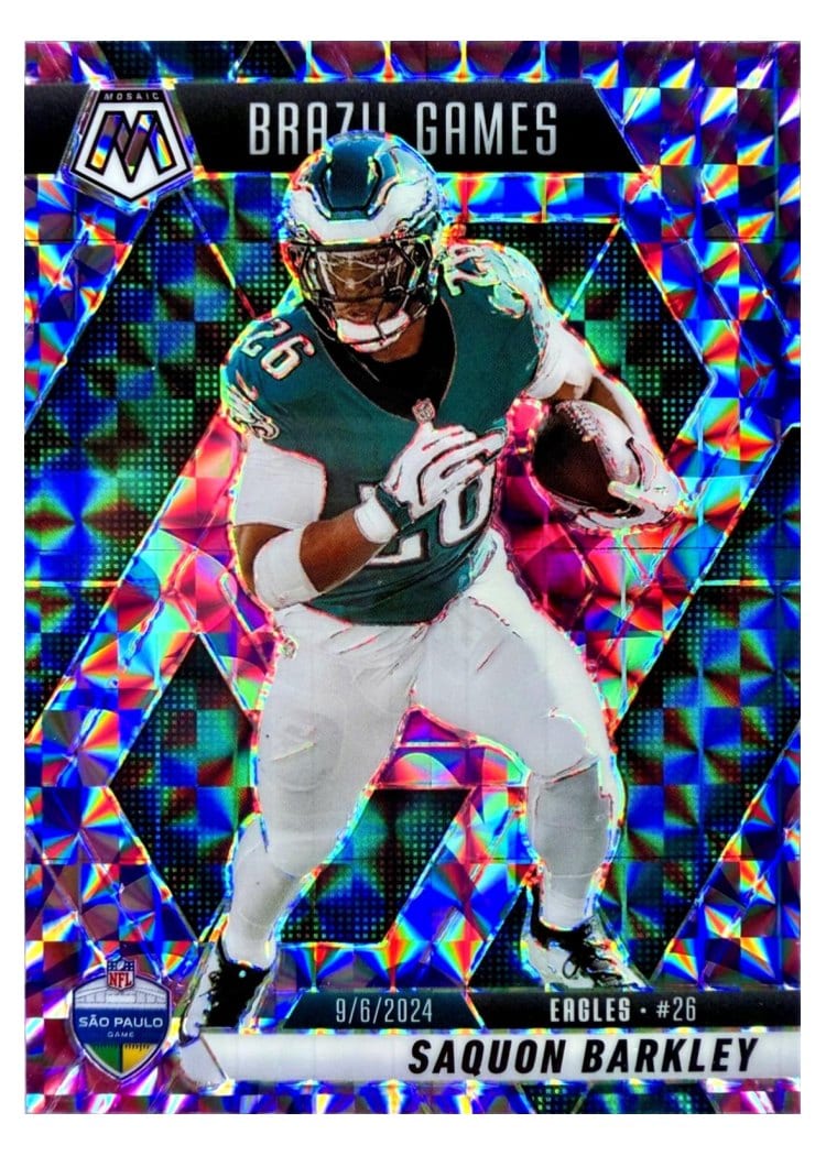 2025 Panini Mosaic Saquon Barkley #263 card