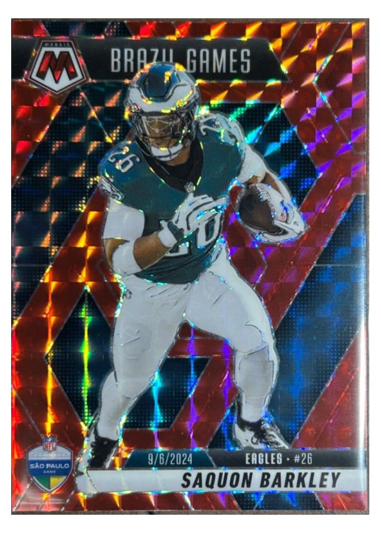 2025 Panini Mosaic Saquon Barkley #263 card