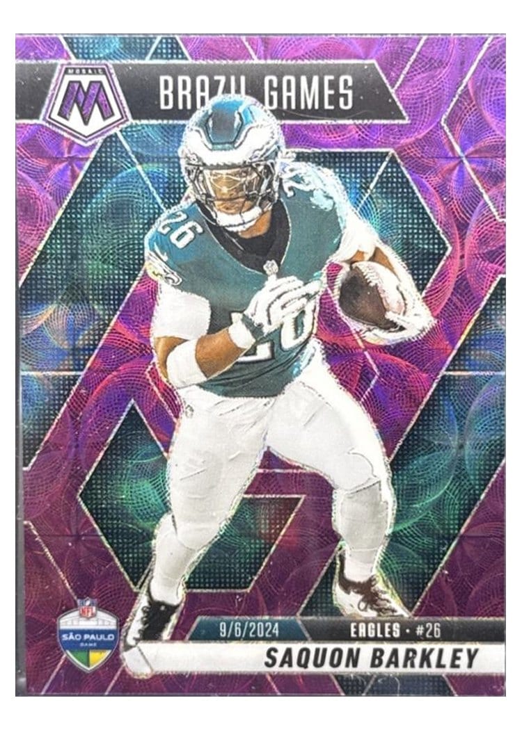 2025 Panini Mosaic Saquon Barkley #263 card