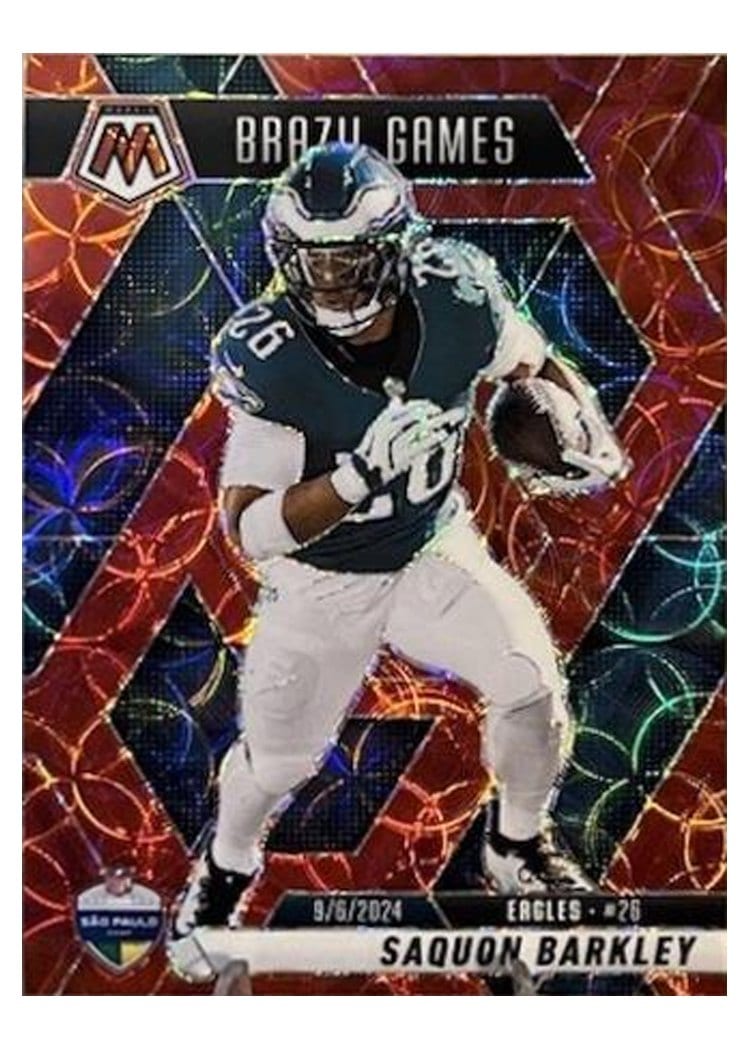 2025 Panini Mosaic Saquon Barkley #263 card