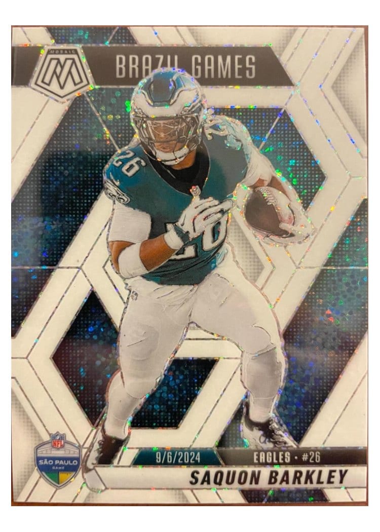 2025 Panini Mosaic Saquon Barkley #263 card