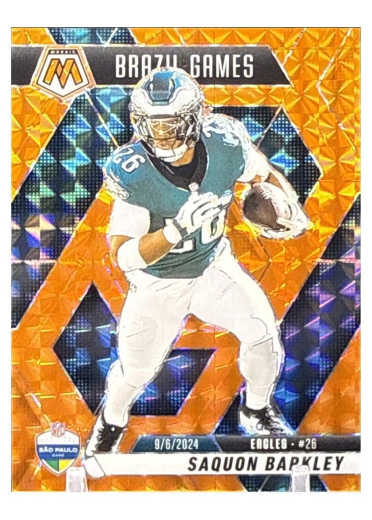 2025 Panini Mosaic Saquon Barkley #263 card