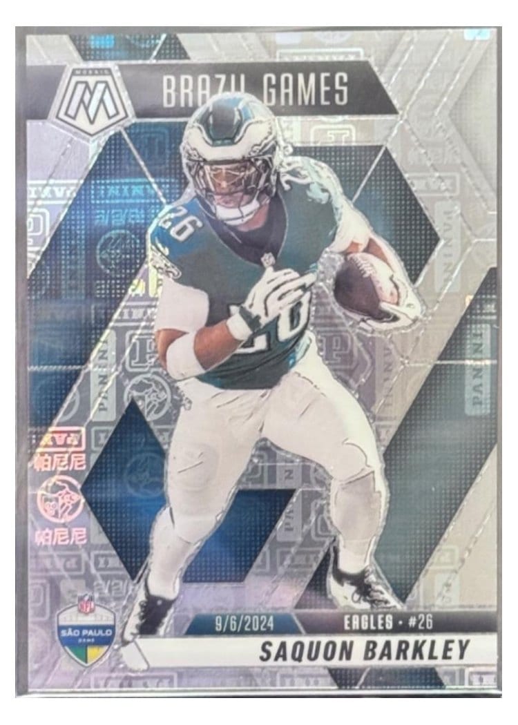 2025 Panini Mosaic Saquon Barkley #263 card